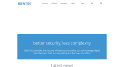 Desktop Screenshot of identos.com