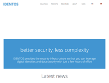 Tablet Screenshot of identos.com